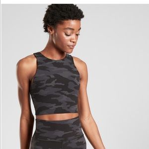 Athleta A-C Conscious crop tank in camo